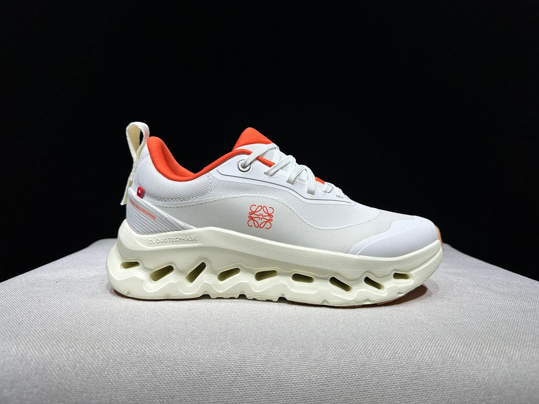 On x LOEWE Cloudtilt 2.0 Sneakers in White Orange - product image from the listing.