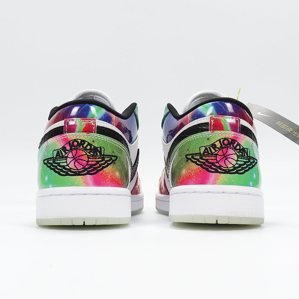 Air Jordan 1 Low Nebula Multicolor Sneakers CW7310-909 - product image from the listing.