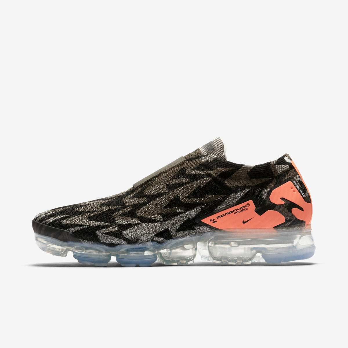 Nike Air VaporMax Moc 2 x ACRONYM in Black Coral AQ0996-102 - product image from the listing.