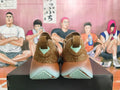 Nike Brown Low-Cut Sneakers with Mint-Tone Sole - product image from the listing.