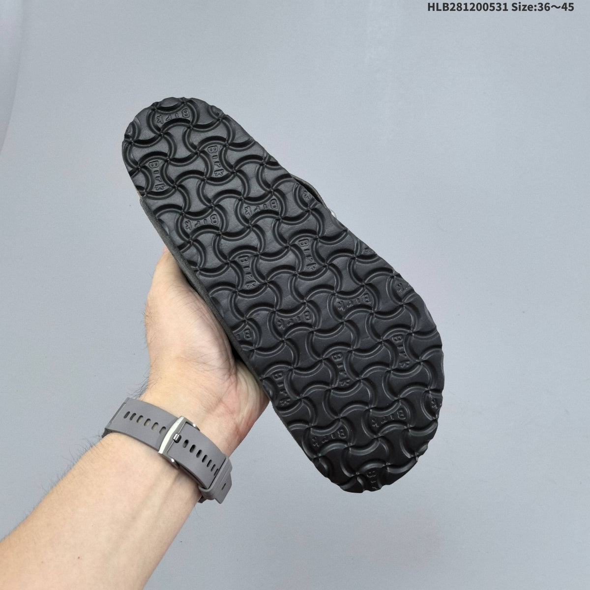 Gray Birkenstock Boston Shearling Clog - product image from the listing.
