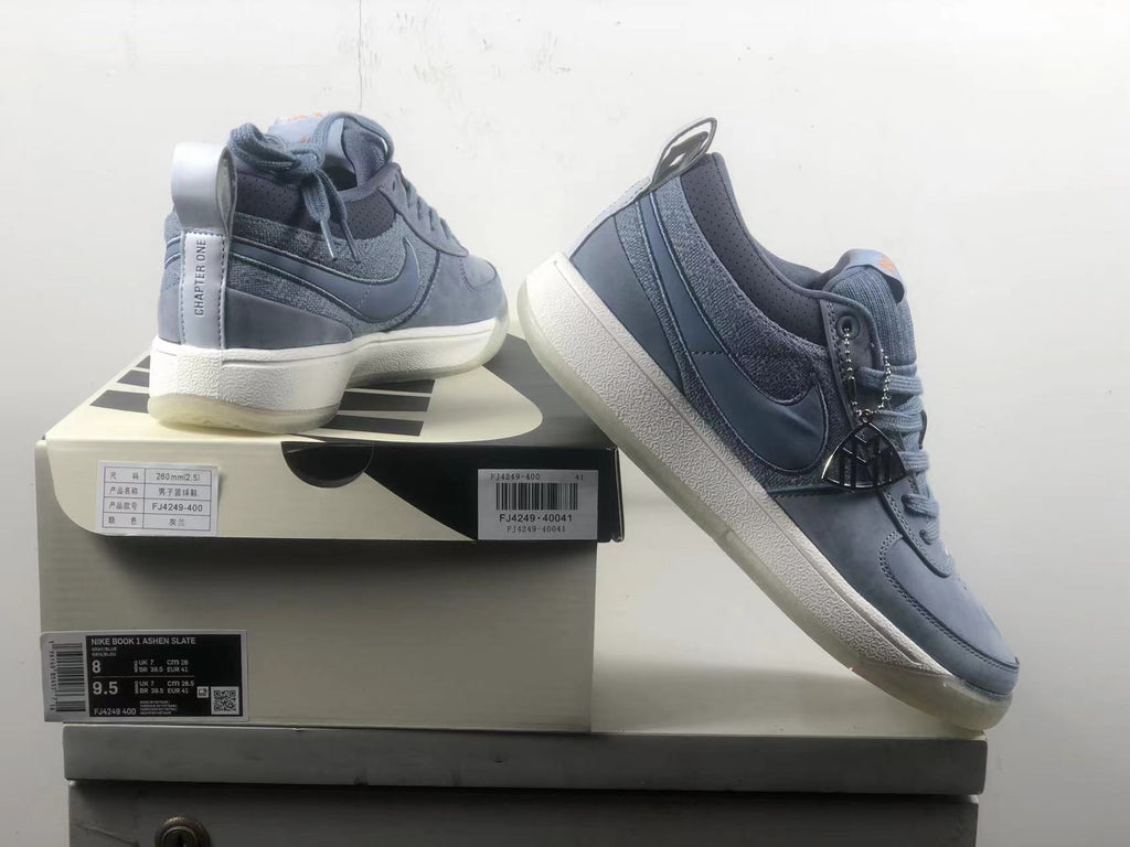 Nike Book 1 Basketball Footwear Ashen Slate FJ4249-400 - product image from the listing.
