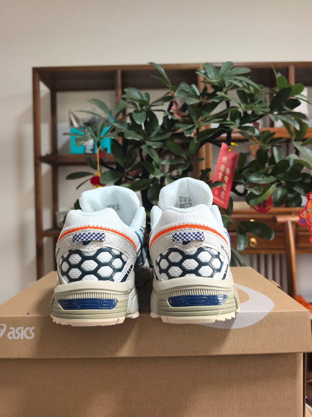 K9 White Blue Brown Chunky Trainers - product image from the listing.
