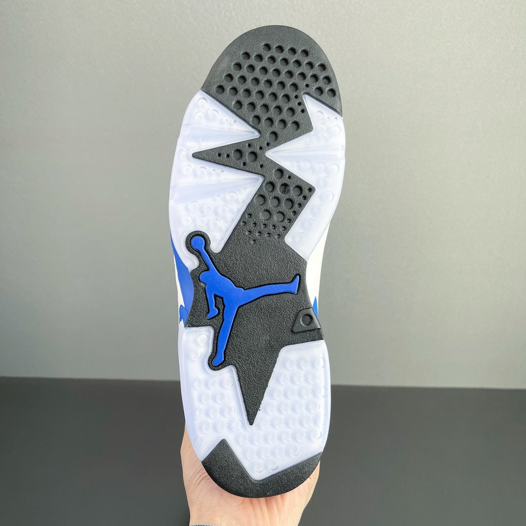 Air Jordan 6 Retro Sport Blue High-Top Sneakers - product image from the listing.