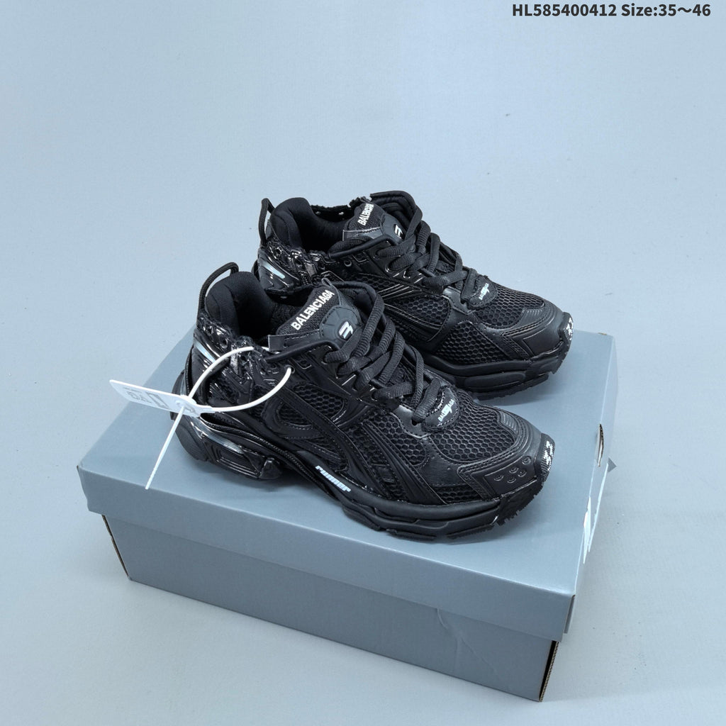 Black Balenciaga Runner Sneakers - product image from the listing.