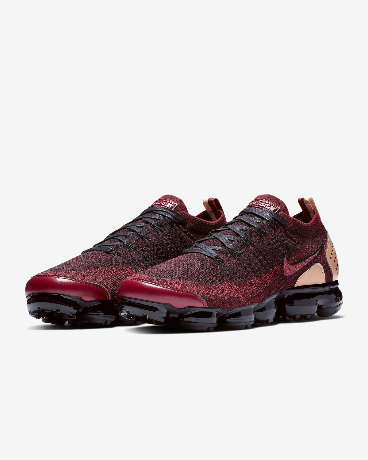 Nike Air VaporMax Flyknit 2 NRG in Burgundy AT8955-600 - product image from the listing.