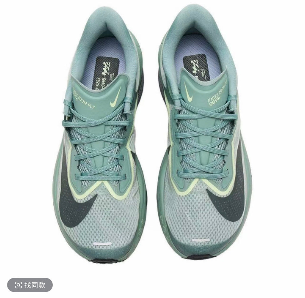 Nike Zoom Fly 6 Running Shoes in Green Black - product image from the listing.