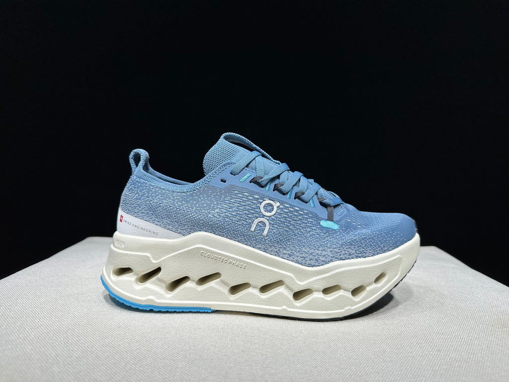On Cloudsurfer Max Running Sneakers in Blue - product image from the listing.