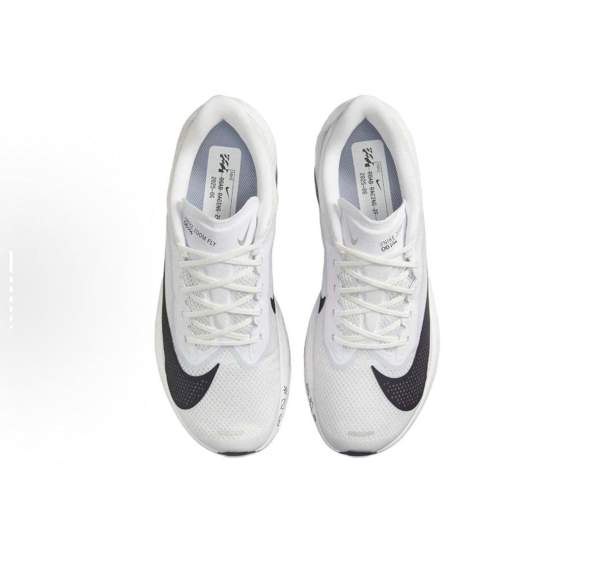 Nike Zoom Fly Running Shoes in White, in Black and Gray - product image from the listing.