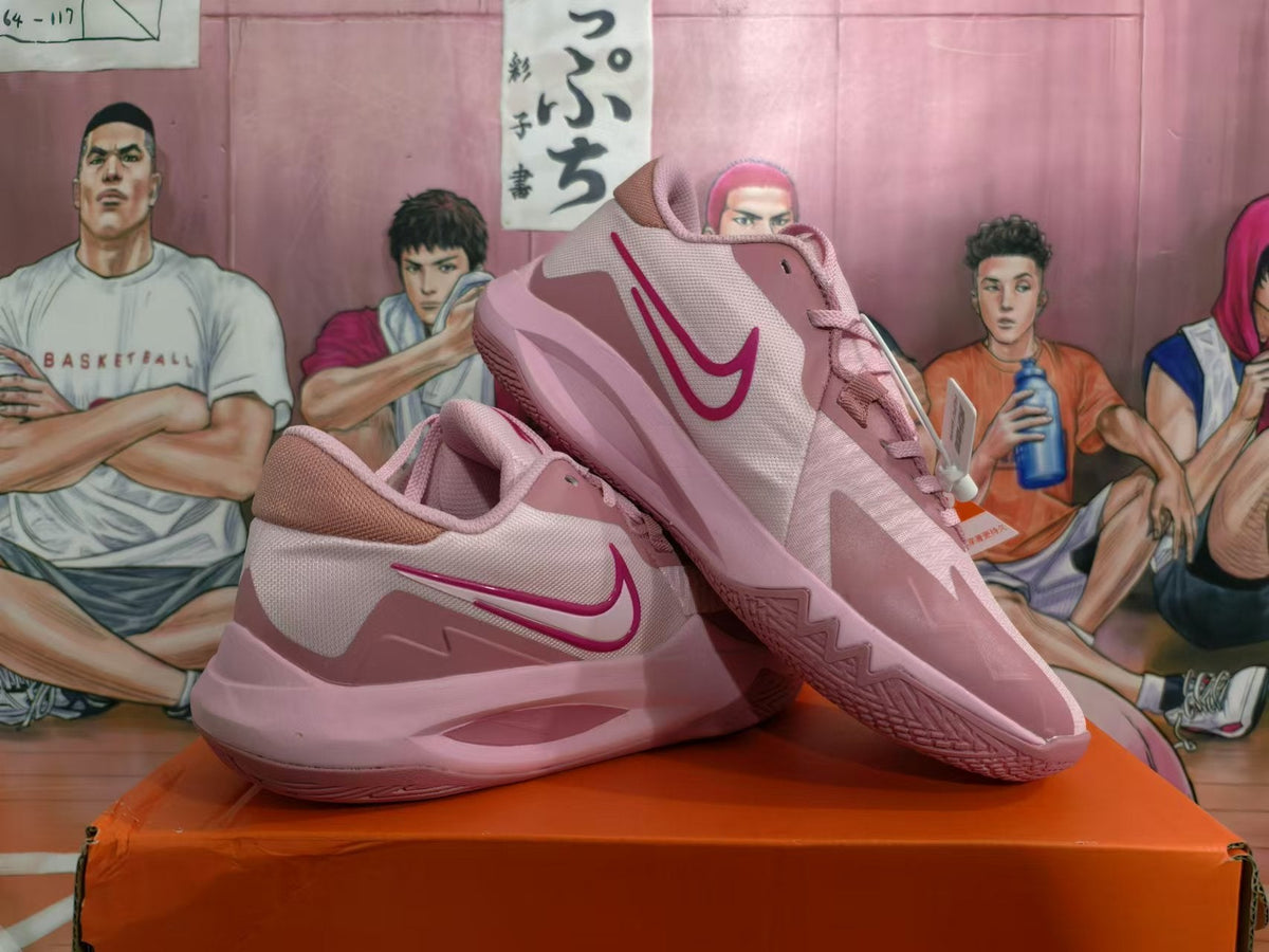 Nike Basketball Shoes in Pink - product image from the listing.