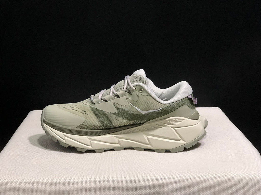 HOKA Skyline Float X Trail Sneakers, in Gray Green - product image from the listing.