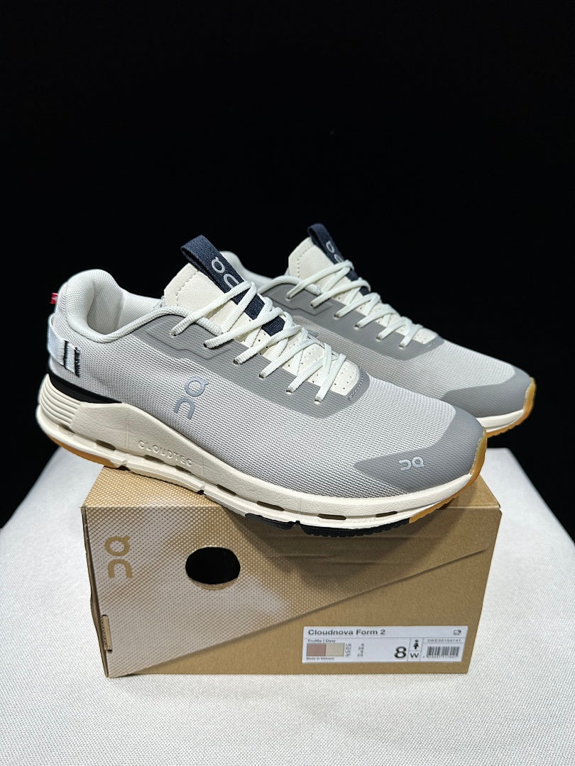 Gray and Gum On Cloudnova Form 2 Sneakers - product image from the listing.