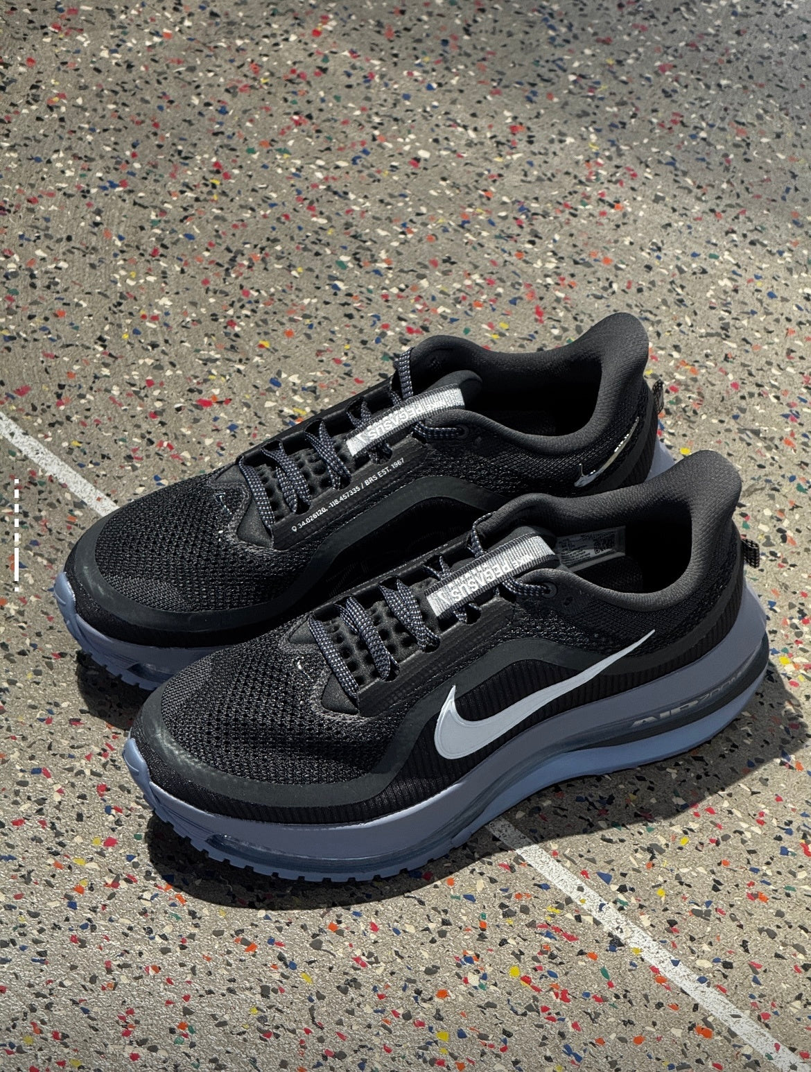 Nike Pegasus Premium Running Shoes in Black Grey HQ2592-006 - product image from the listing.