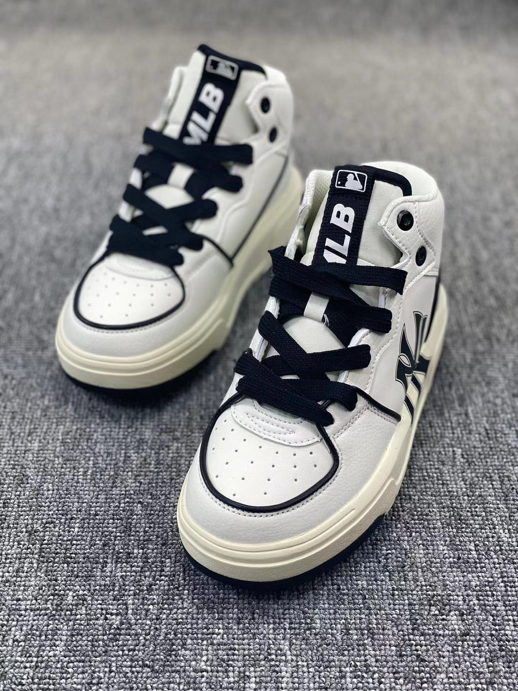 White MLB Chunky Low-Top Sneakers - product image from the listing.