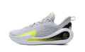 Nike Basketball Shoes in Gray White Green - product image from the listing.