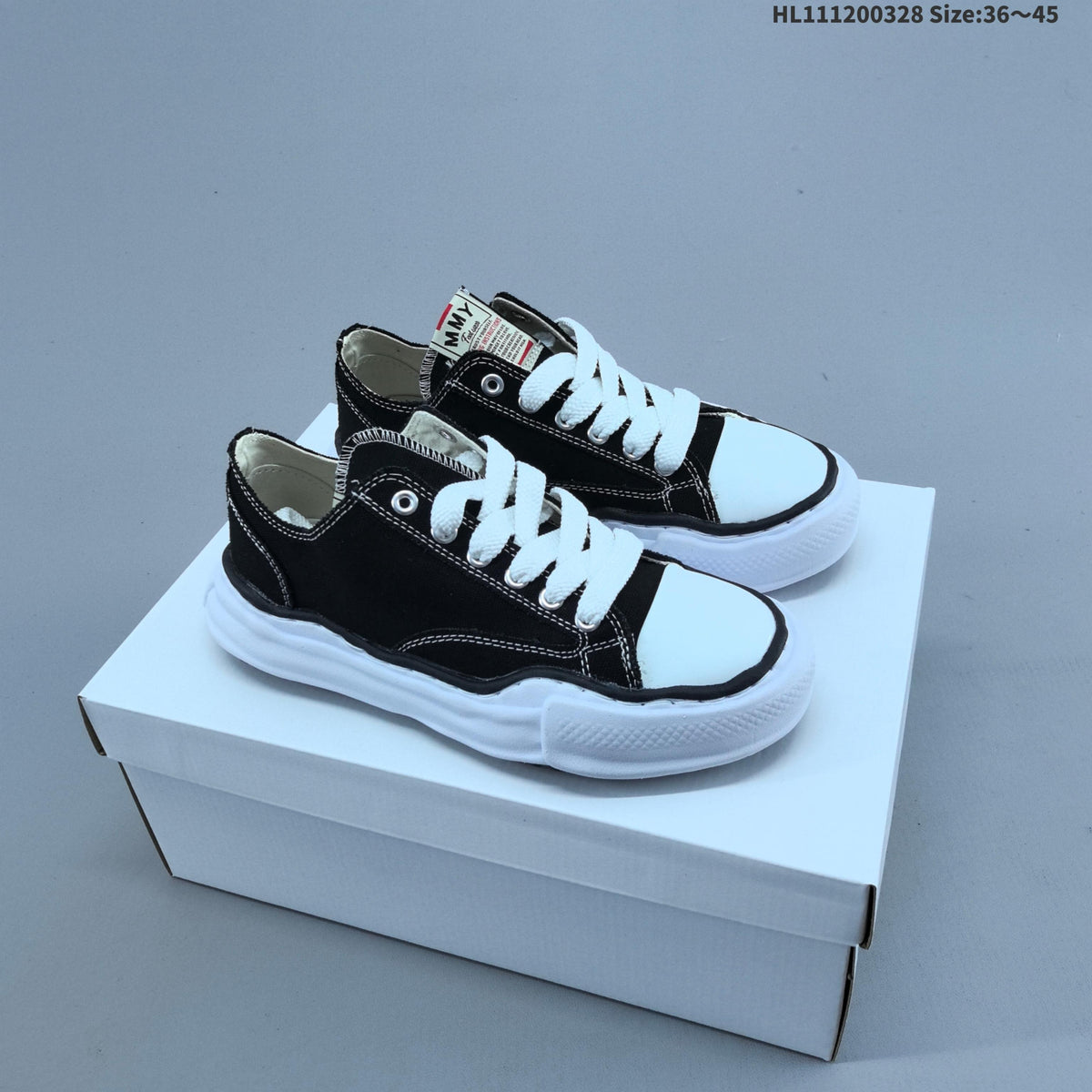 Maison MIHARA YASUHIRO Original Sole Canvas Low Trainers - product image from the listing.
