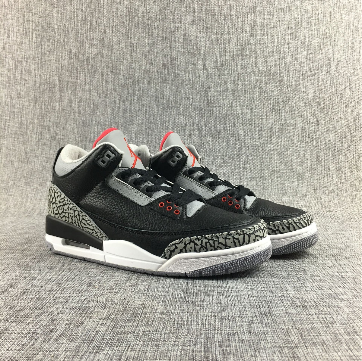 Black Cement Sneakers - Air Jordan 3 Retro - product image from the listing.