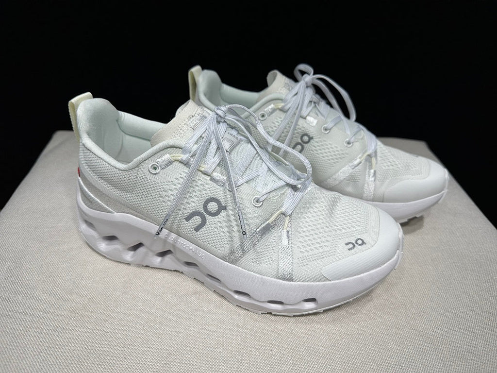 On Cloudsurfer Trail Trail Running Shoes in White - product image from the listing.