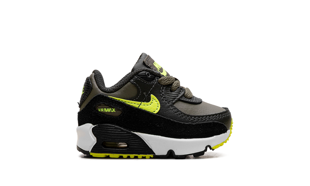 "Medium Olive/Volt-Black" Air Max 90 LTR TD DV3609 200 - product image from the listing.