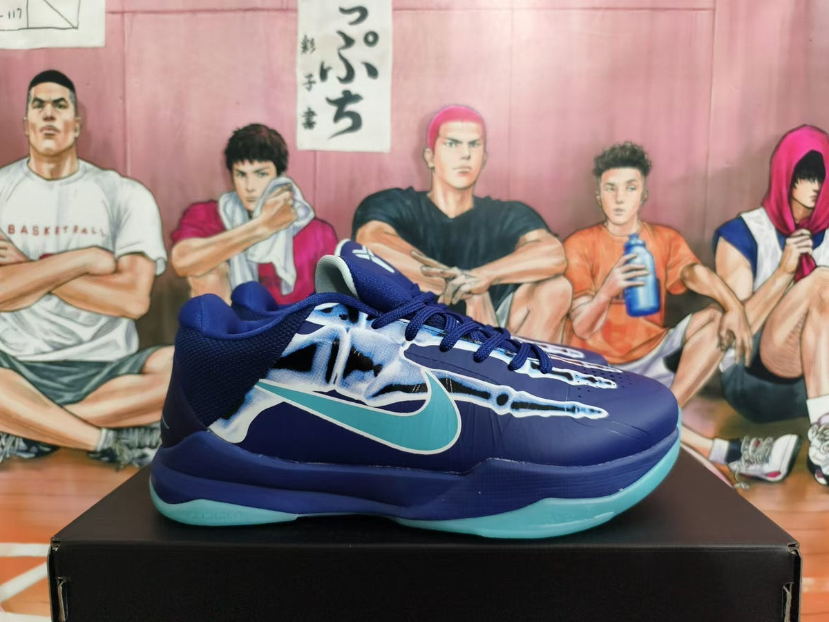 Nike Kobe 6 Protro Basketball Shoes in Blue and Aqua - product image from the listing.