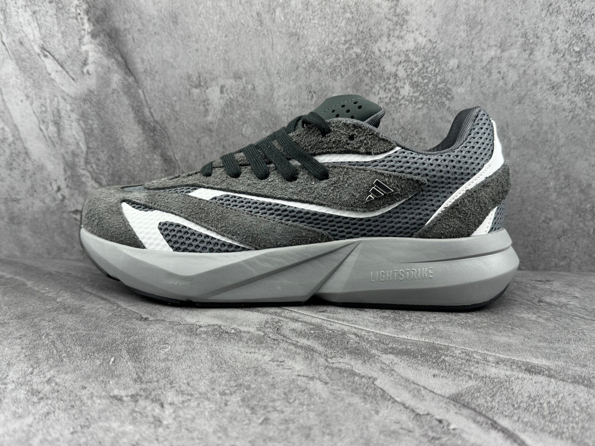 Adidas Lightstrike Gray Mesh Shoes for Running - product image from the listing.