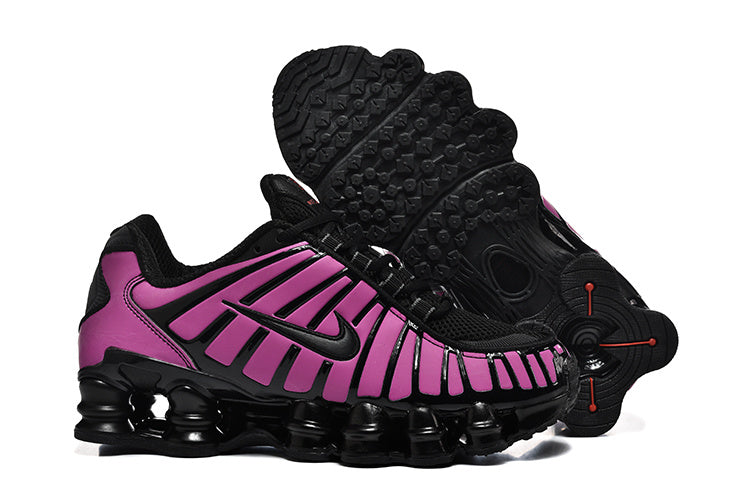 Pink and Black Nike Shox TL Sneakers - product image from the listing.