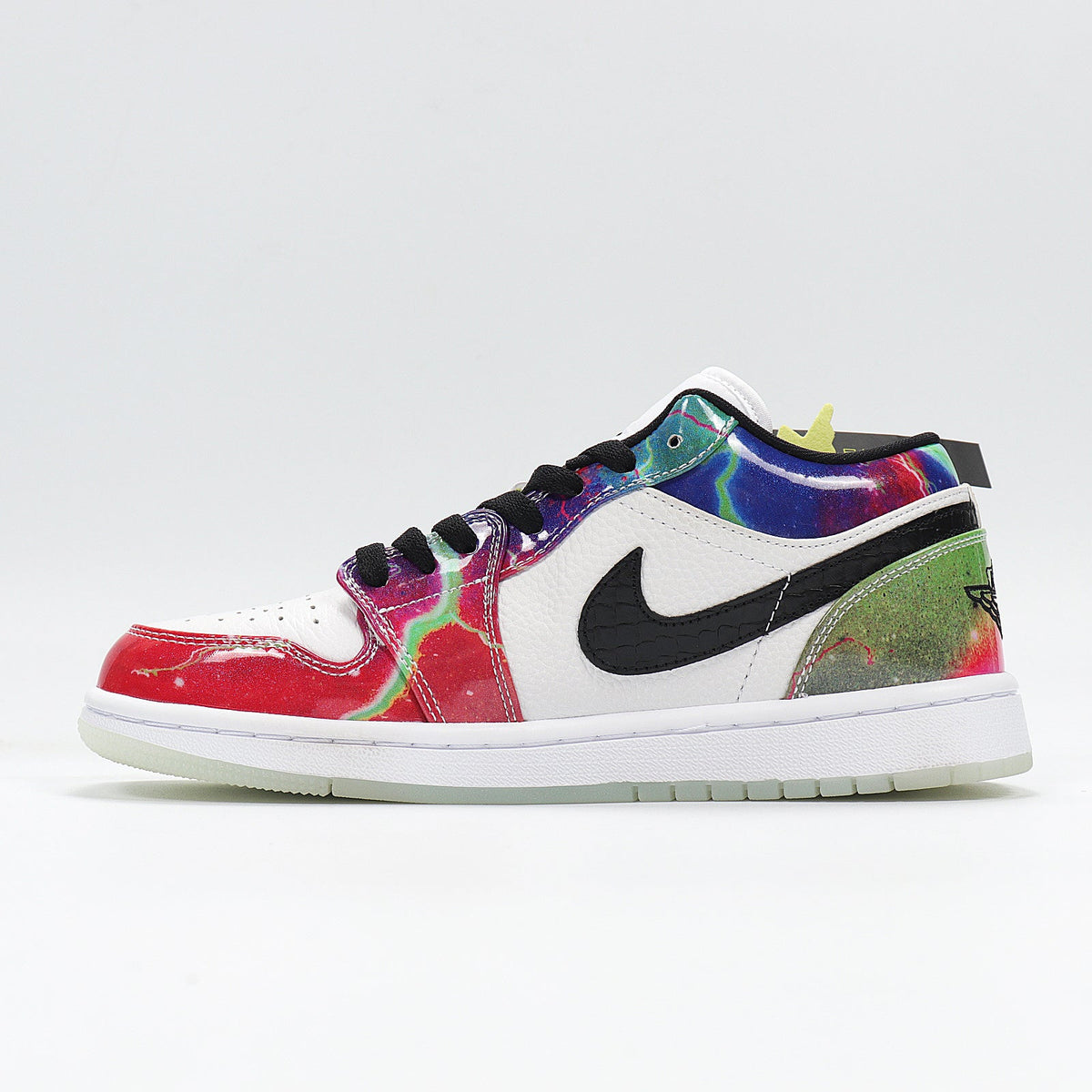 Air Jordan 1 Low Nebula Multicolor Sneakers CW7310-909 - product image from the listing.