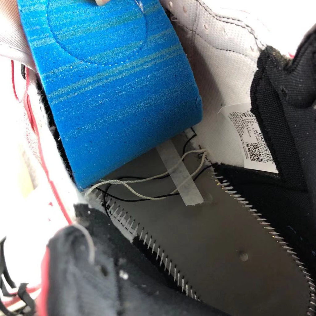 Jordan Trophy Room Air Jordan 1 High OG Sneakers in Red White Black DA2728-100 - product image from the listing.