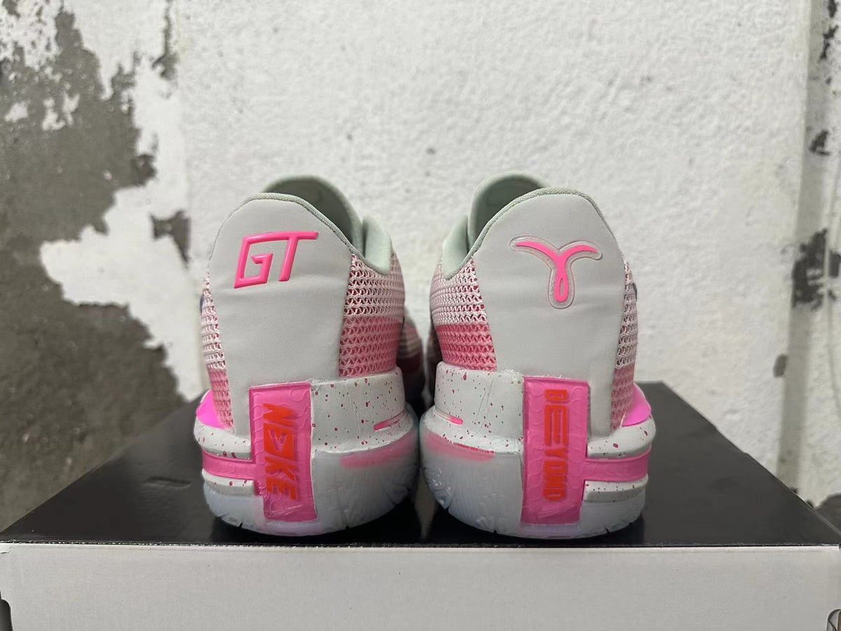 Nike GT Cut 3 Basketball Shoes in Pink Grey - product image from the listing.