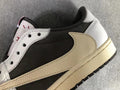 Travis Scott x Air Jordan 1 Low Sneakers in White Brown - product image from the listing.