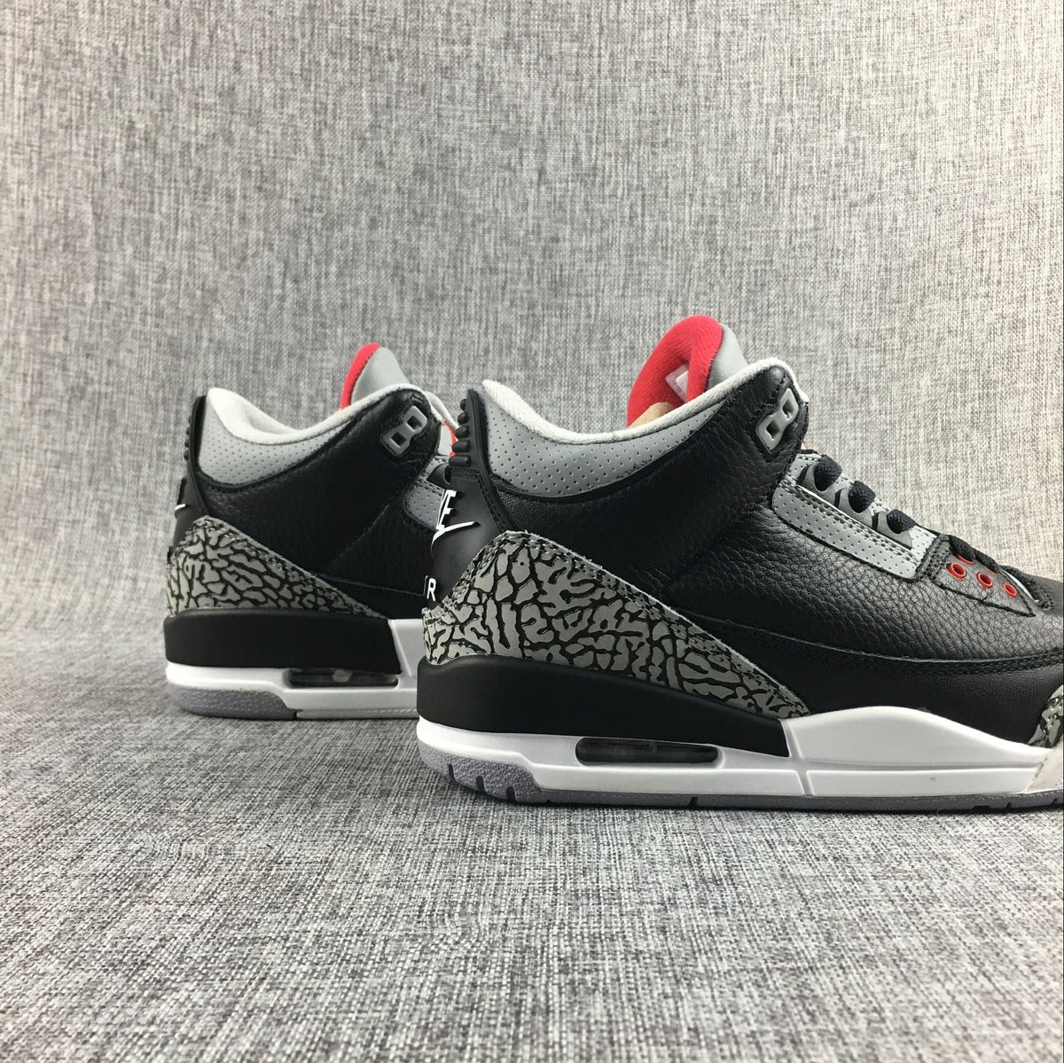 Black Cement Sneakers - Air Jordan 3 Retro - product image from the listing.