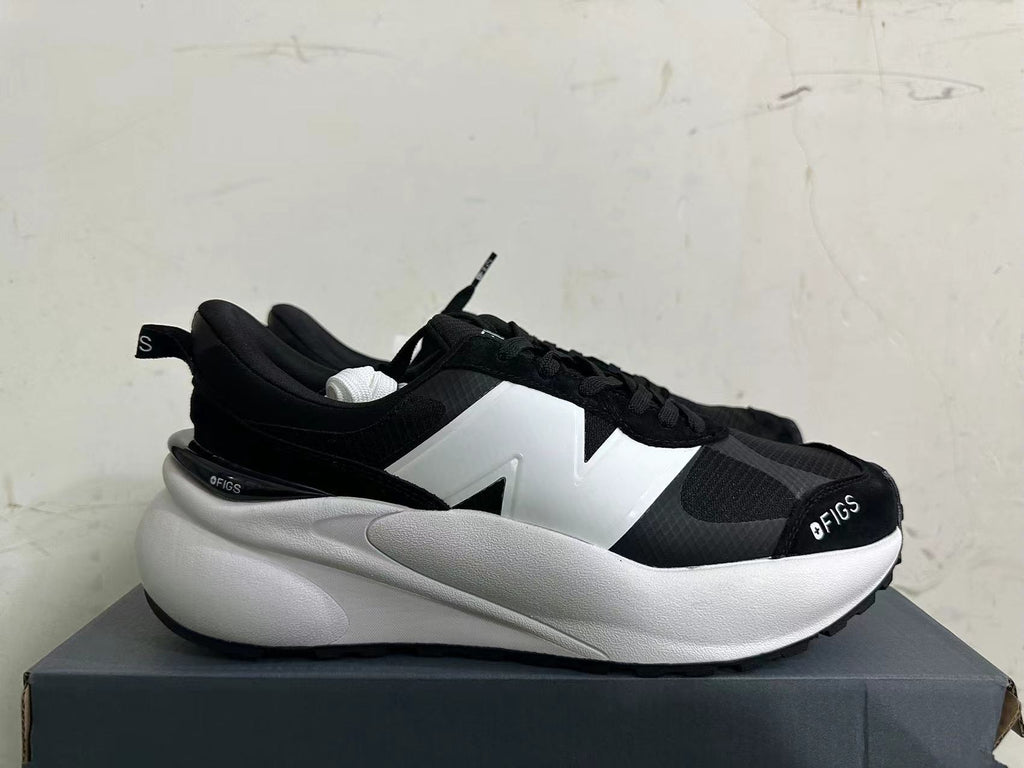 New Balance 3447 Sneakers in Black and White - product image from the listing.