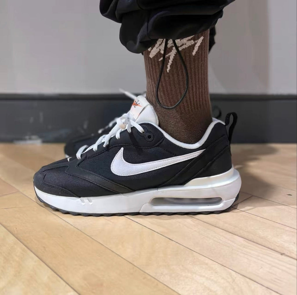 Nike Air Max Dawn Sneakers in Black White DJ3624-001 - product image from the listing.