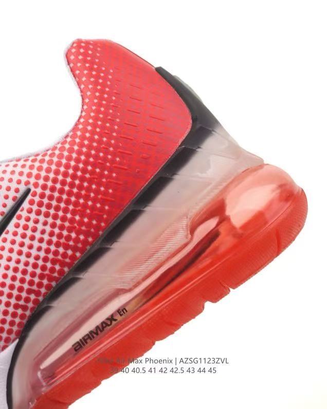 Nike Air Max Phoenix Running Sneakers in White Red LZSG1123ZVL - product image from the listing.