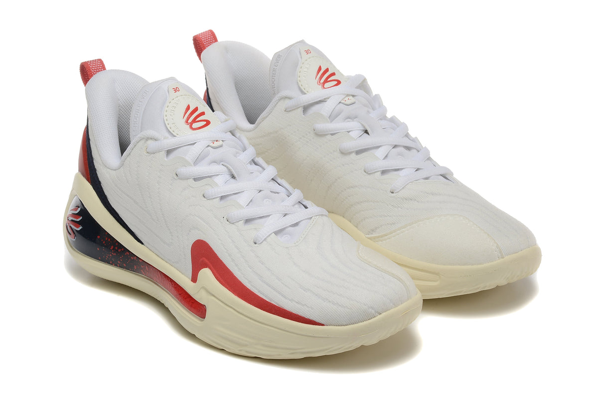 Nike LeBron 22 Basketball Shoes in White Red - product image from the listing.
