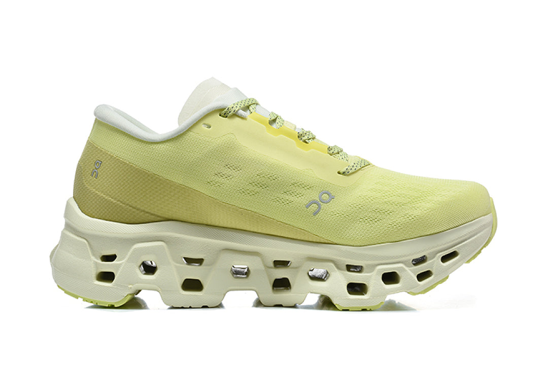 On Cloudmonster 3 Running Shoes, Fluorescent in Green - product image from the listing.