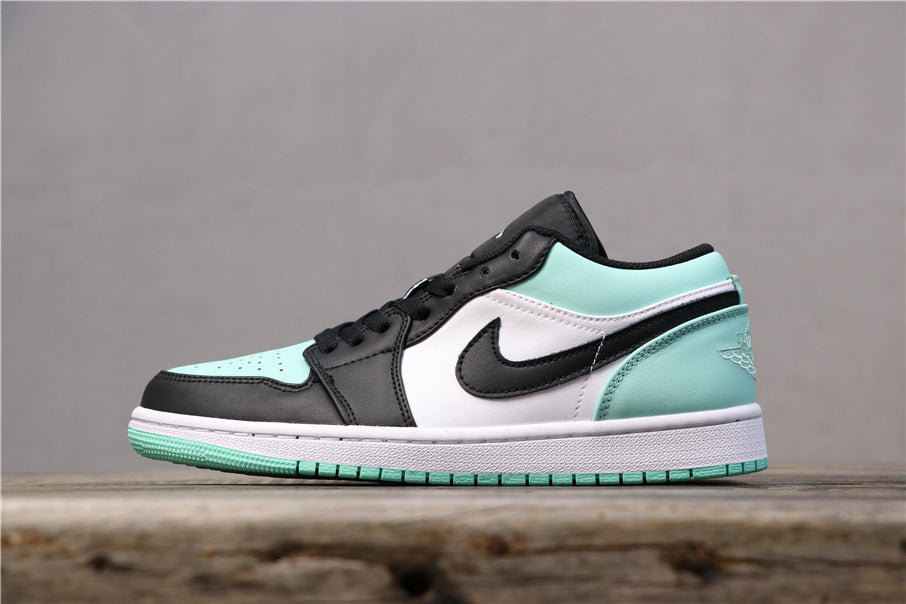 Air Jordan 1 Low Emerald Rise Mint Green 553558-117 - product image from the listing.