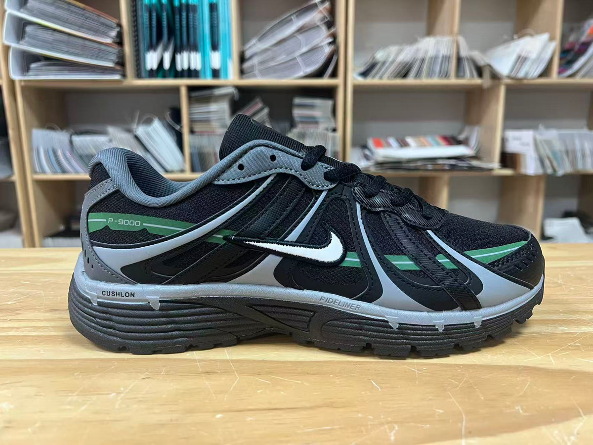 Nike P-9000 Sneakers in Black Grey Green IZ4752-004 - product image from the listing.
