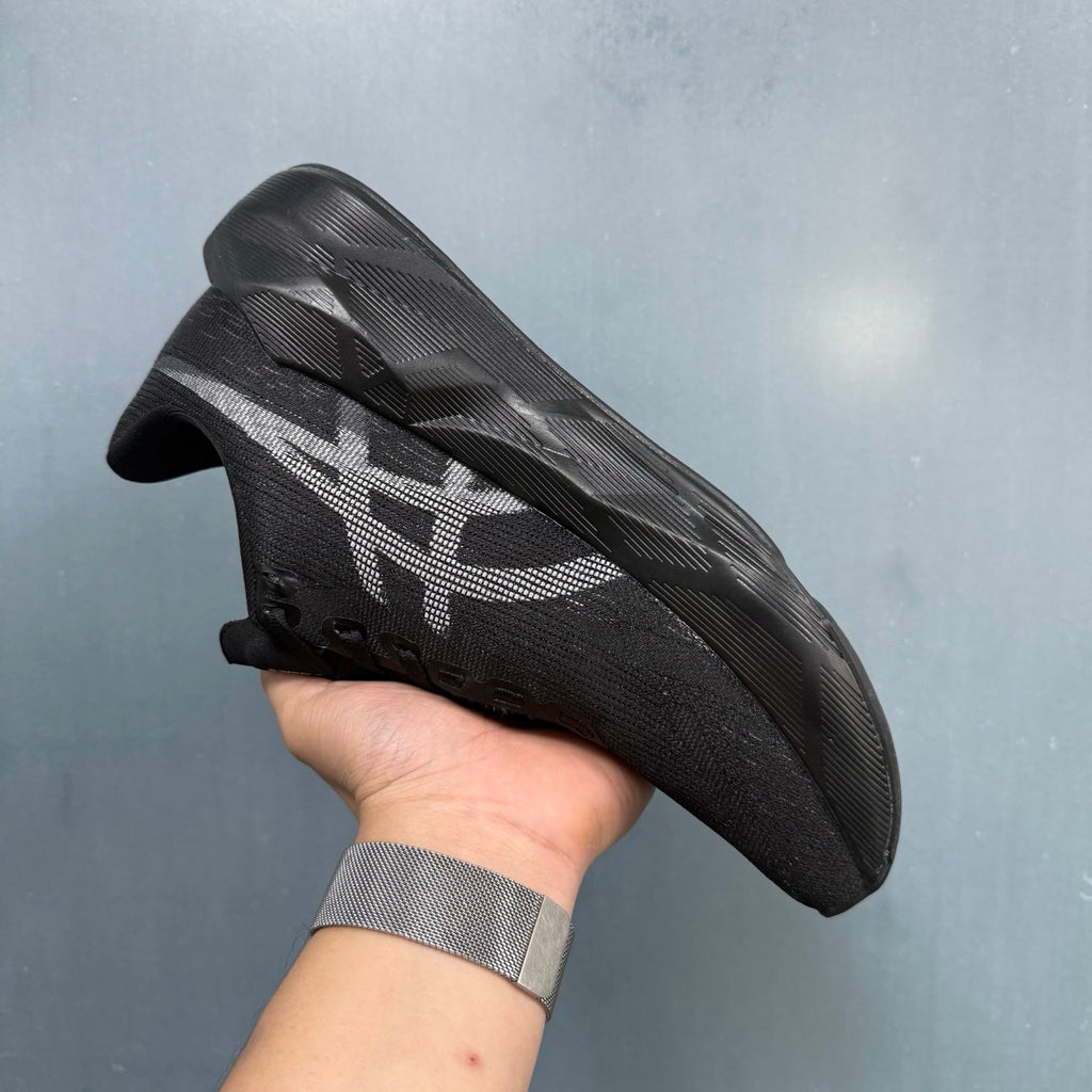 Nike N1 Running Sneakers in Black Knit - product image from the listing.