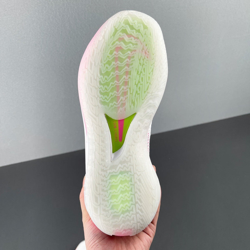 Nike Air Zoom G.T. Cut EP Basketball Shoes in White Pink CZ0175-008 - product image from the listing.