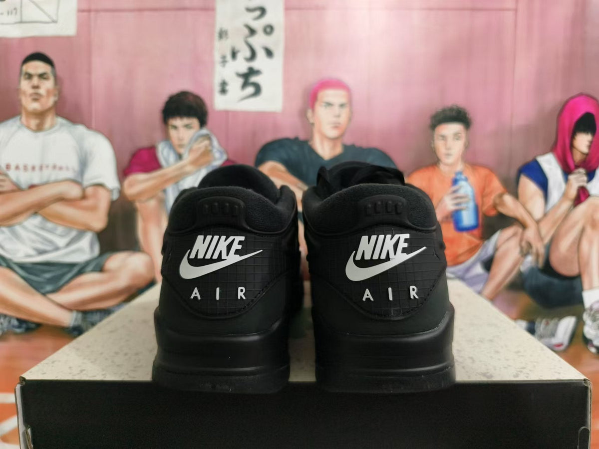 Nike Air Flight 89 Basketball Sneakers in Black - product image from the listing.