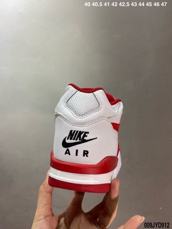 Nike Air Flight 89 Sneakers in White Red - product image from the listing.