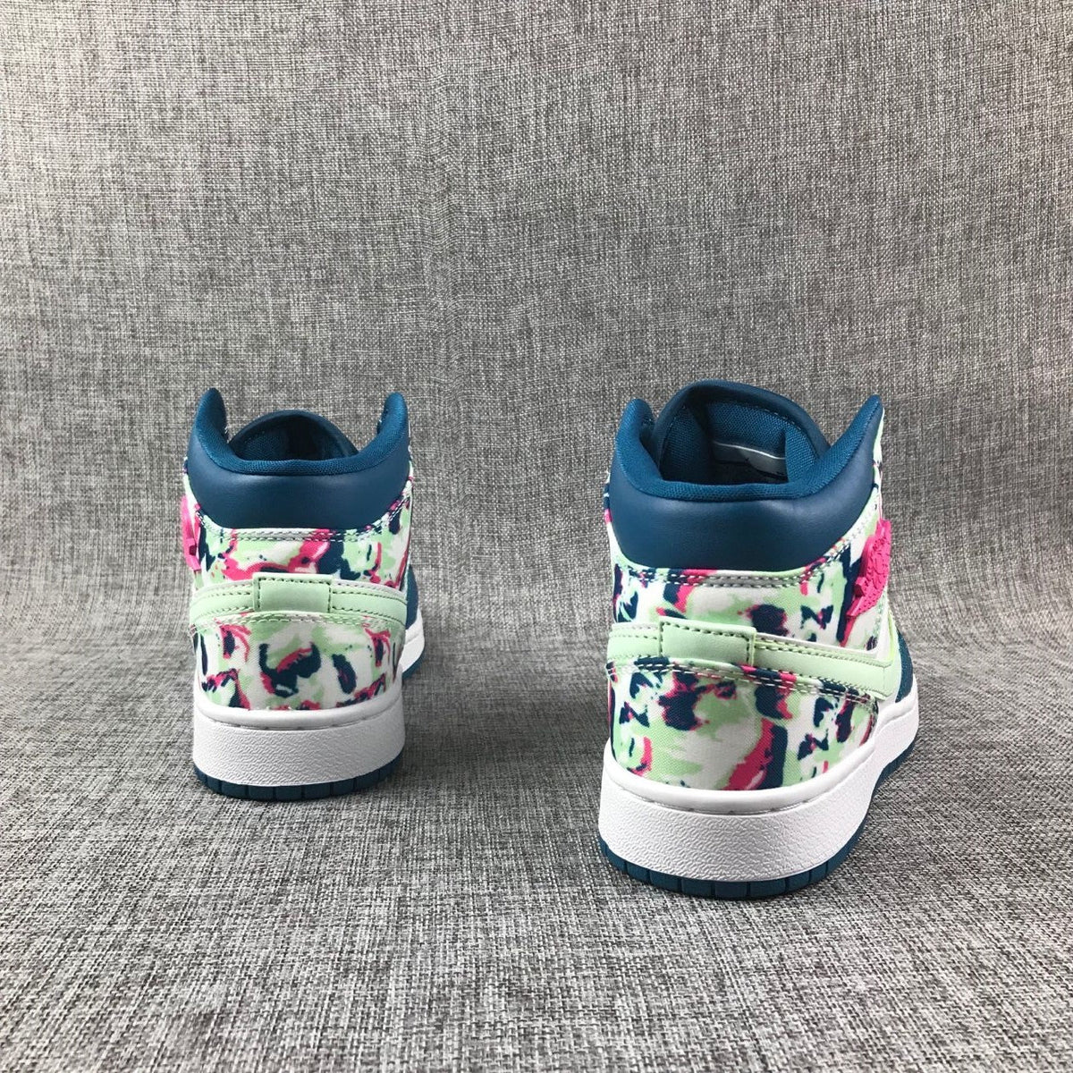 Air Jordan 1 Mid Hawaii High-Top Sneakers in Multicolor - product image from the listing.