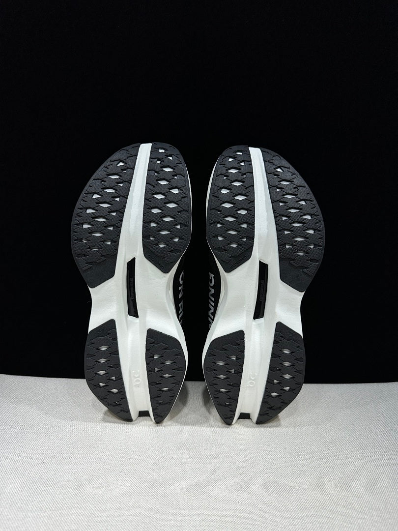 On Cloudboom Max Shoes for Running, Black/White - product image from the listing.