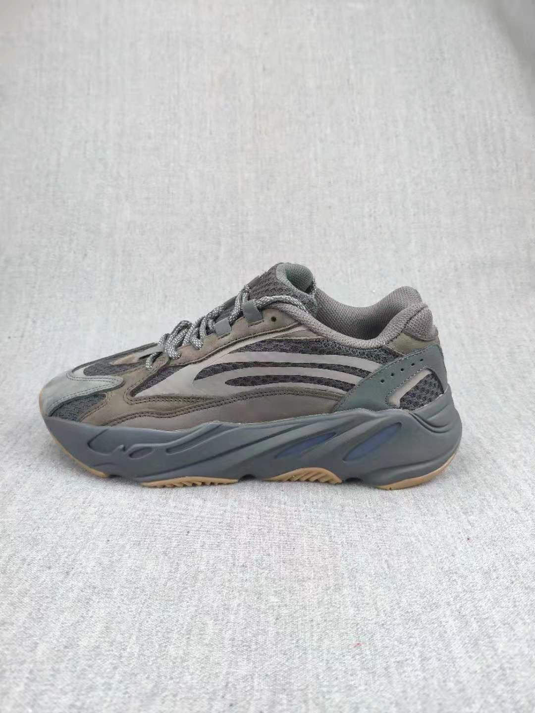 Grey and Beige Yeezy 700 V2 Sneakers - product image from the listing.
