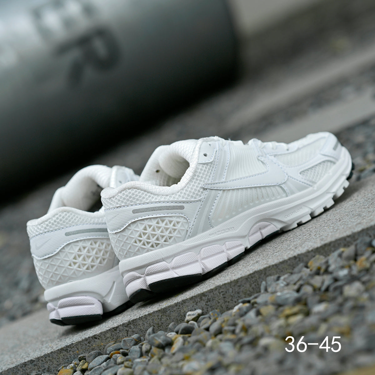 Nike Air Zoom Vomero 5 Running Sneakers in White - product image from the listing.