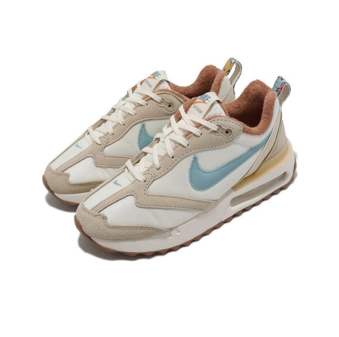 Nike Air Max Dawn Sneakers DV4248-141, in Cream and Blue - product image from the listing.