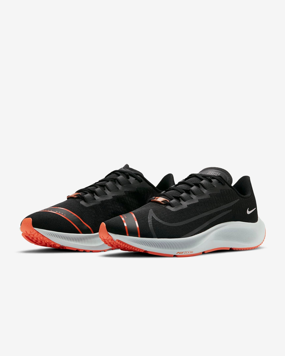 Nike Air Zoom Pegasus 37 Fast City Running Shoes in Black - product image from the listing.