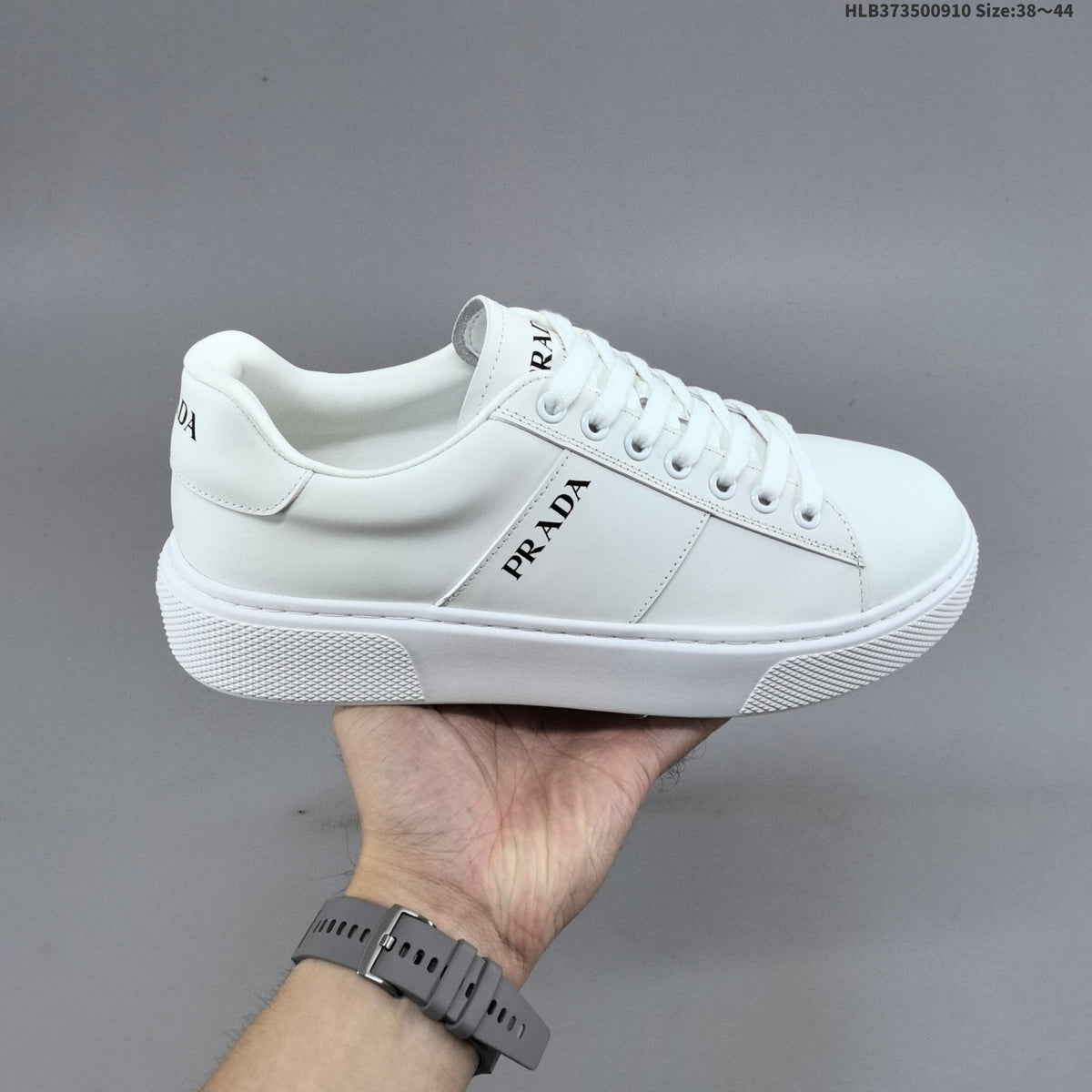 Men's Prada Cloudbust Thunder Low-Top Sneakers, White - product image from the listing.