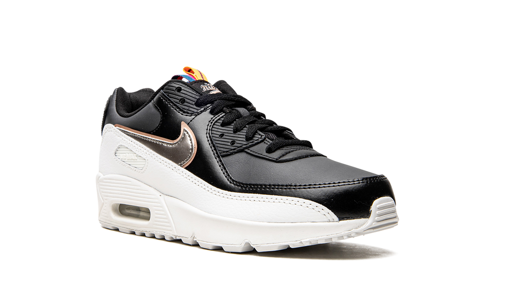 "Off Noir Metallic Pewter" Air Max 90 LTR GS DJ0414 001 - product image from the listing.